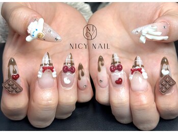 ニーシーネイル サンシャインシティ池袋(NICY NAIL)/バレンタインネイル