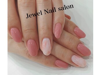 ジュエルネイルサロン(Jewel)/ワンカラー+アート