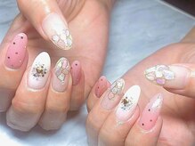 ネイルサロンブリス(nail salon Bliss)/☆上品なシェルタイルネイル☆