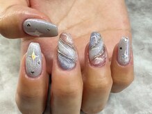 ヌル ネイル 堀江(NURU NAIL HORIE)/ユニコーン☆マグネットデザイン