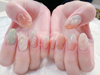ラルネイル 大宮(Lull. nail)/＃ニュアンス＃大人かわいい