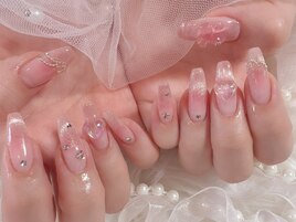 ワンホンネイル/長さだしネイル