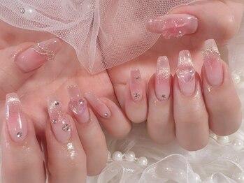 ワンホンネイル/長さだしネイル