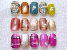 フェリーチェ 中目黒店(felice)の雰囲気(色鮮やかな定額ネイル♪その他ラインフレンチやマグネットも◎)