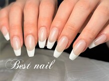 ベストネイル 渋谷109前店(Best Nail)/長さ出しフレンチネイル