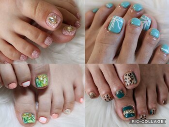 ヴィエル ネイル(VIEL NAIL)の写真/『フットネイルで足元から始まる、新しい季節の輝きをあなたらしく。』