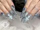 ネイルズガッシュ 蒲田東口店(NAILsGUSH)の写真/【スカルプ】深爪や折れてしまった爪も美しいフォルムで長さだし♪綺麗め/ゴテゴテ/ナチュラルも◎