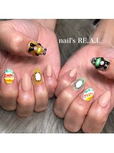 ネイルズリアル 倉敷(nail's RE.A.L)/キウイネイル