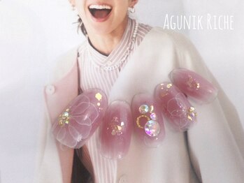 アグニークリッシェ(Agunik Riche)/【水彩ネイル】