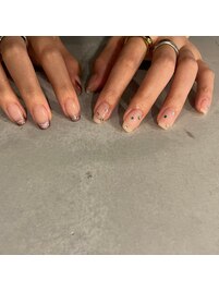 キラキラアシメネイル☆