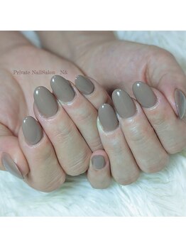 エヌ アンド(N&)/チップ長さ出し付きワンカラー