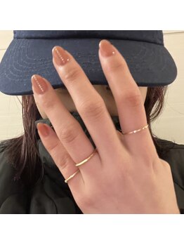 オマモリ ネイル 心斎橋店(omamori nail)/チュルンワンカラー