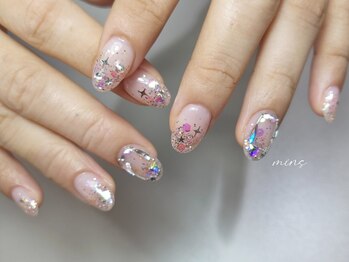 ミンスネイル(Mins Nail)/キラキラグラデーション