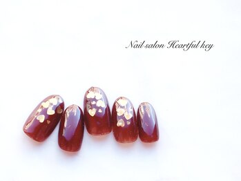 ネイルサロン ハートフルキー(Heartful key)/ハートホロ¥9000
