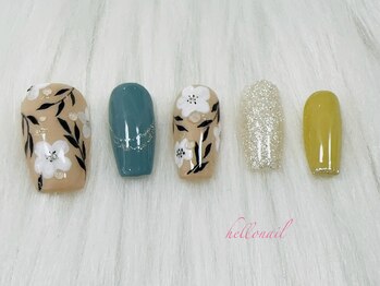 ハロー(Hello)/フラワーネイル
