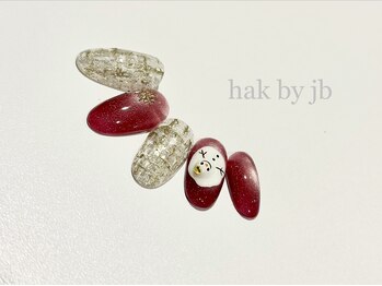 ハク ネイル バイジェービー 稲毛(hak nail byjb)/クリスマス　11000