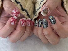 アルファシャルル 那覇 おもろまち(α.chalulu)/持ち込みデザイン/手描きネイル