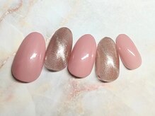 ミュゲットネイル(Muguet nail)/マグネット×ワンカラー