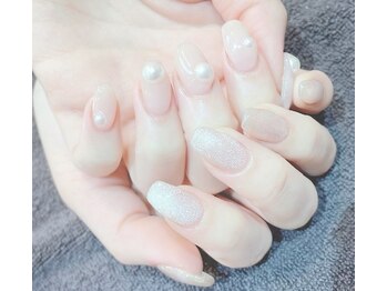 ティー クリア ネイルアンドアイラッシュ 中島店(T.Clear Nail & Eyelash)/パールネイル