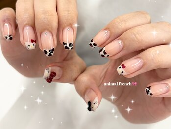 ミソ(miso)/ヒョウ柄フレンチ