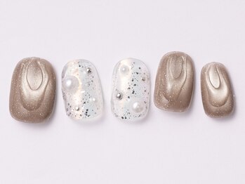 アイ ネイルズ 天神店(I nails)/ぷっくりマグニュアンス　￥7000