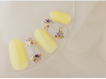 エムスラッシュ ソル センター南(M.SLASH SOL)/春の押し花ネイル