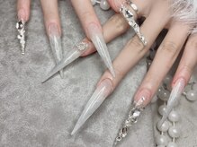 ジュエミーネイル 大阪心斎橋(jewme nail)/スカルプ/長さだし/ハート