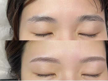 コア(koa)の写真/《アイブロウ》間引き(毛量調整)も可能!お仕上げのメイク付で、普段のメイクの仕方もアドバイス◎