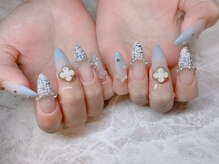 レイネイル レイアイ 各務原店(RAY NAIL & ray eye)/フレンチツイードネイル