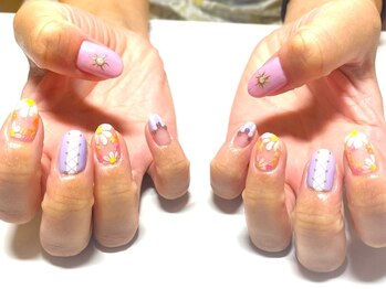 ネイルサロンブリス(nail salon Bliss)/☆可愛い!ラプンツェルネイル☆