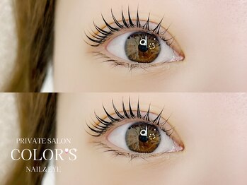 カラーズ ネイル アンド アイ(COLOR'S NAIL&EYE)/オーダーメイドまつ毛パーマ