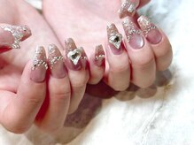 サニーデイズ ネイルアンドビューティー 曙橋店(SunnyDays Nail&Beauty)/マグネット×ラメフレンチ