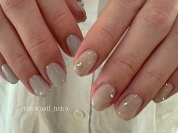 ニコットネイル(nikot nail)/ニュアンスネイル/nako