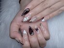 ゴシックジュエリーネイル