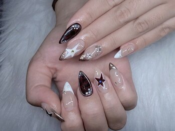 ネイルズバー 新宿店(Nails Bar)/ゴシックジュエリーネイル