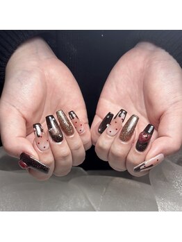 ユジャスタイル(Yooja style)/チョコレートネイル