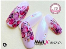 ネイリックス 栄ガスビル(NAILX)/手描きFlower★