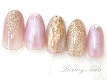 ラグジュアリーネイルズ カワグチ(Luxury Nails Kawaguchi)/オーロラ*キラキララメ