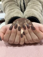 チェリーブロッサム(A CHERRY BLOSSOM)/ワンカラーにラメシンプルネイル