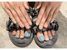 シエル アンド ネイル ココカラ(Le ciel&Nail kokokara)/夏お揃いねい