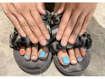 シエル アンド ネイル ココカラ(Le ciel&Nail kokokara)/夏お揃いねい