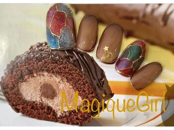 ネイルサロン マジックガール(Nail Salon MagiqueGirl)/【ステンドグラスネイル】