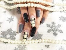 ネイルミュージアム(Nail Museum)/【冬】チェックネイル