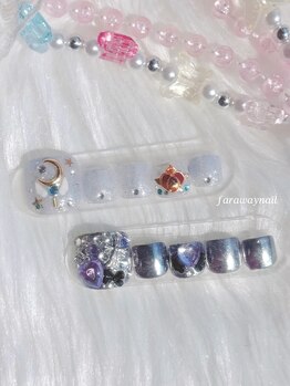 ファラウェイネイル(Faraway nail)/フットネイルサンプル☆