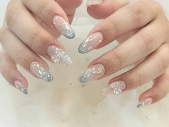 プール 横浜(pool)/マグネット/ちゅるん/夏ネイル