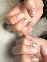 サンカリネイル バイ ヴァラ 新居浜 船木店(sankari nail by VALLA)/韓国発VALLANAIL手書きリボン
