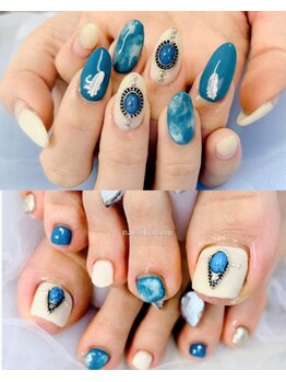 ナツキ ルーム(Natsuki Room)の写真/最新大人可愛い～カッコイイ系ワンカラー迄幅広く対応!フットとのセット割引あり!
