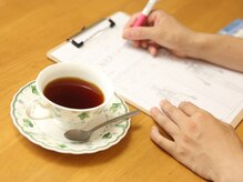 お飲み物を飲みながらゆっくりお悩みを伺います（コーヒー紅茶）