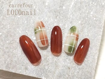 カルフール ロコ ネイル 草加西口店(Carrefour LOCO nail)/トレンド定額コース