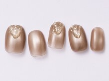 アイ ネイルズ 天神店(I nails)/ぷっくりマグゴールド　￥6500